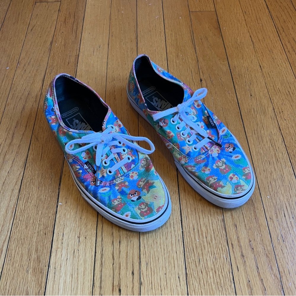 Super Mario Vans shoes